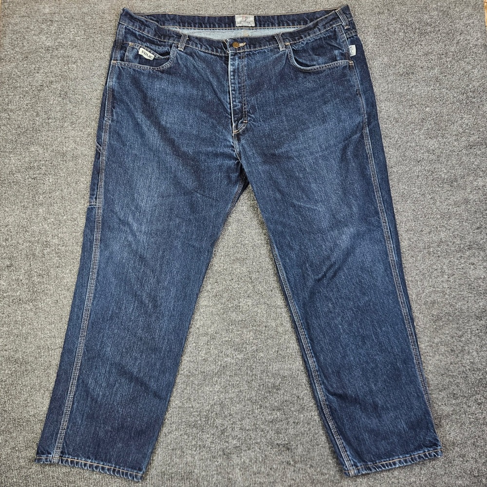 Tyndale FR Flame Resistant Jeans 46x30 CAT 2 Dark Wash‎ Workwear Utility READ